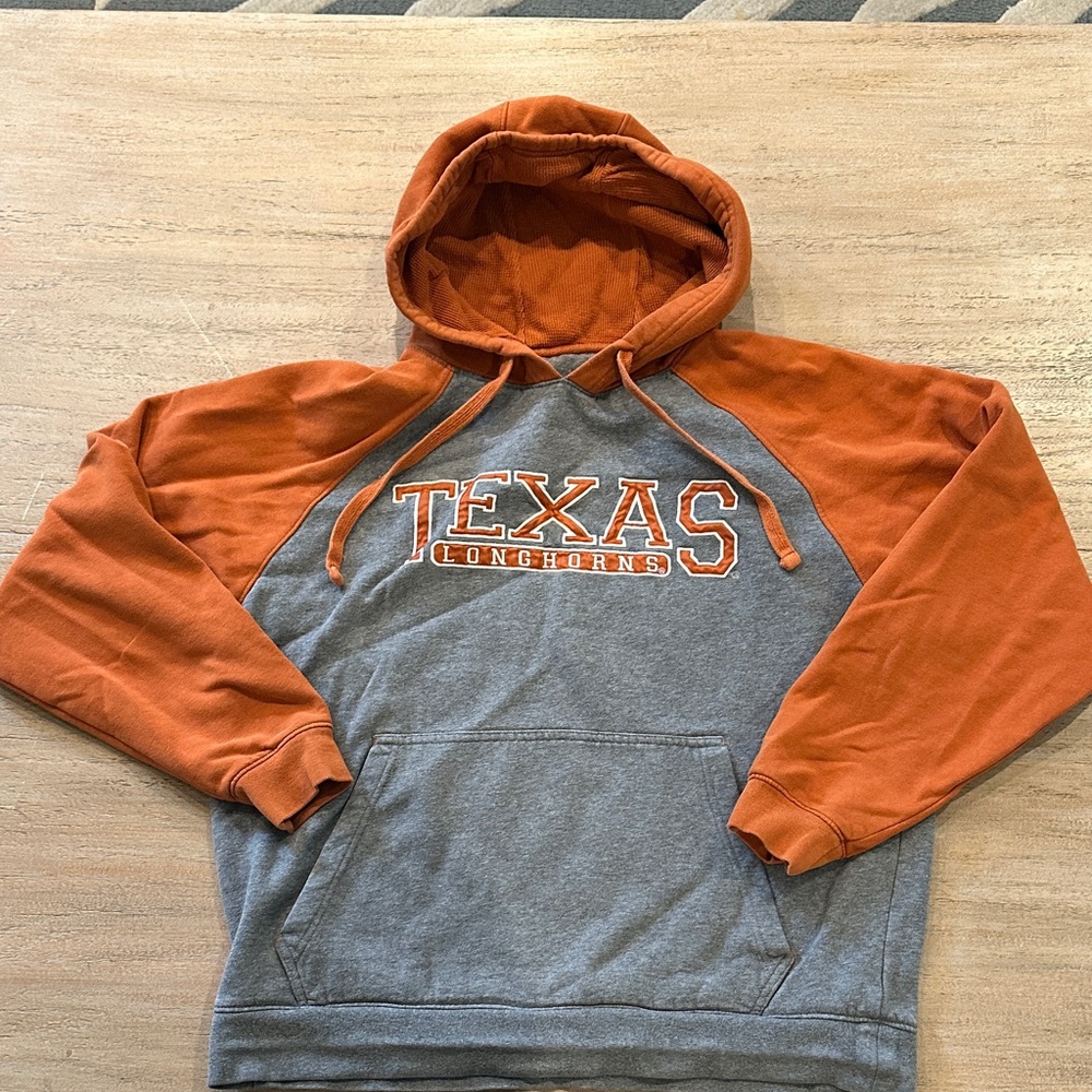 Texas Longhorns Orange and Gray Hoodie